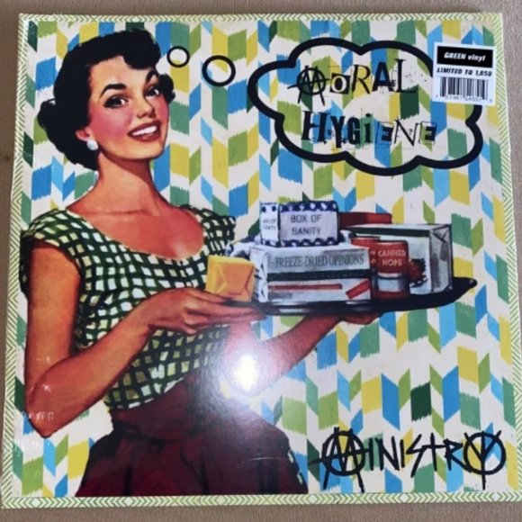 Ministry Moral Hygiene LP ~ Green Vinyl Limited Edition of 1,650 ~ New/Sealed! - Picture 2 of 3